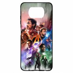 Чехол для Xiaomi Poco X3 Canvas marvel universe - PrintSalon