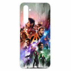 Чехол для Realme 6 Pro Canvas marvel universe - PrintSalon
