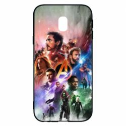 Чехол для Samsung J3 2017 Canvas marvel universe - PrintSalon