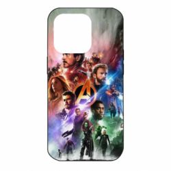 Чехол для iPhone 14 Pro Canvas marvel universe - PrintSalon