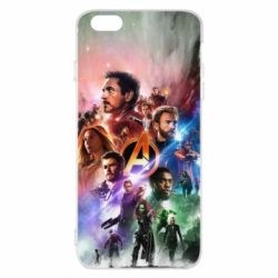Чехол для iPhone 6 Plus/6S Plus Canvas marvel universe - PrintSalon
