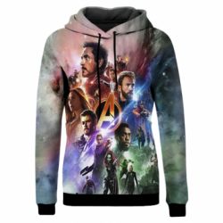 Жіноче 3D худі Canvas marvel universe-PrintSalon Жіноче 3D худі Canvas marvel universe