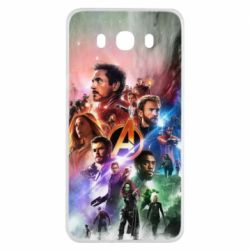Чехол для Samsung J7 2016 Canvas marvel universe - PrintSalon