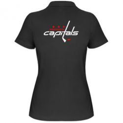 Женское поло Capitals - PrintSalon