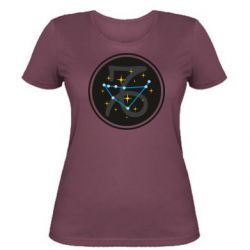 Женская футболка Capricorn constellation - PrintSalon