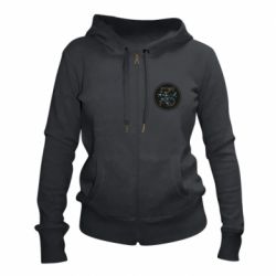 Женское худи на молнии Capricorn constellation-PrintSalon Женское худи на молнии Capricorn constellation