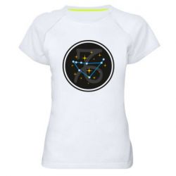Женская футболка для спорта Capricorn constellation - PrintSalon