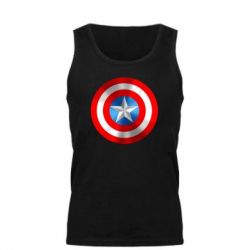 Майка чоловіча Captain America 3D Shield-PrintSalon Майка чоловіча Captain America 3D Shield