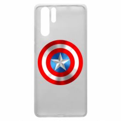 Чехол для Huawei P30 Pro Captain America 3D Shield - PrintSalon