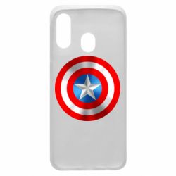 Чехол для Samsung A40 Captain America 3D Shield - PrintSalon
