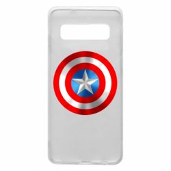 Чехол для Samsung S10 Captain America 3D Shield - PrintSalon