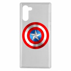 Чохол для Samsung Note 10 Captain America 3D Shield-PrintSalon Чохол для Samsung Note 10 Captain America 3D Shield