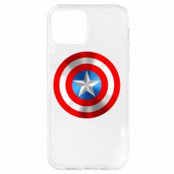 Чехол для iPhone 12 Captain America 3D Shield - PrintSalon
