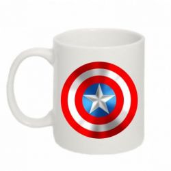Чашка 320ml Captain America 3D Shield