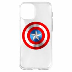 Чехол для iPhone 12 mini Captain America 3D Shield - PrintSalon