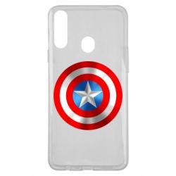 Чехол для Samsung A20s Captain America 3D Shield - PrintSalon