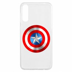 Чехол для Samsung A50 Captain America 3D Shield - PrintSalon