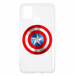 Чехол для Samsung M31 Captain America 3D Shield - PrintSalon