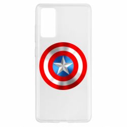 Чехол для Samsung S20 FE Captain America 3D Shield - PrintSalon