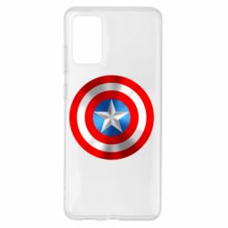 Чехол для Samsung S20+ Captain America 3D Shield - PrintSalon