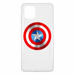 Чехол для Samsung Note 10 Lite Captain America 3D Shield - PrintSalon