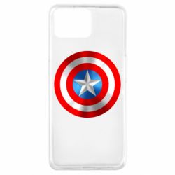 Чехол для Oppo A73 Captain America 3D Shield - PrintSalon