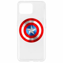 Чехол для Oppo Reno 4 Lite Captain America 3D Shield - PrintSalon