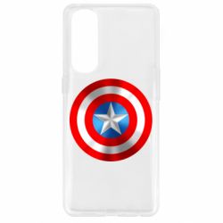 Чехол для Oppo Reno 4 Pro Captain America 3D Shield - PrintSalon
