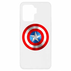 Чехол для Oppo Reno 5 Lite Captain America 3D Shield - PrintSalon