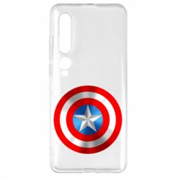 Чехол для Xiaomi Mi10/10 Pro Captain America 3D Shield - PrintSalon