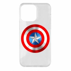 Чехол для iPhone 14 Pro Max Captain America 3D Shield - PrintSalon