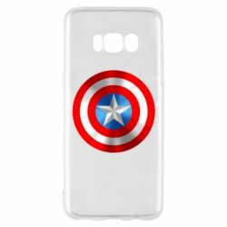 Чехол для Samsung S8 Captain America 3D Shield - PrintSalon