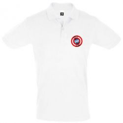 Мужское поло Captain America 3D Shield - PrintSalon