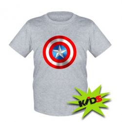 Детская футболка Captain America 3D Shield - PrintSalon