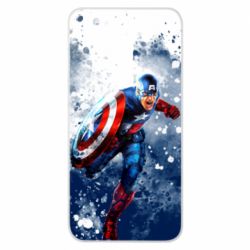 Чехол для Meizu Note 8 Captain America and splashes - PrintSalon