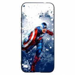 Чехол для Xiaomi Redmi 7 Captain America and splashes - PrintSalon