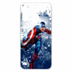 Чехол для Huawei P30 Lite Captain America and splashes - PrintSalon