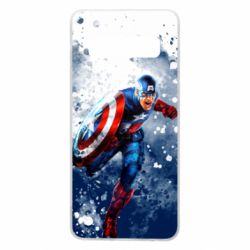 Чехол для Samsung S10 Captain America and splashes - PrintSalon