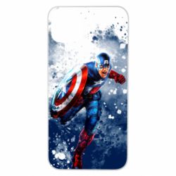Чехол для iPhone 11 Pro Max Captain America and splashes - PrintSalon