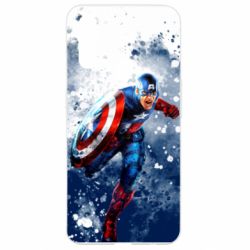 Чехол для Oppo A31 Captain America and splashes - PrintSalon
