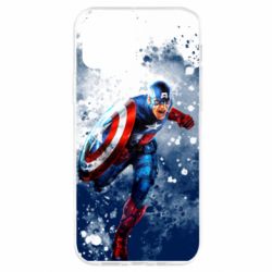 Чехол для iPhone 12 Pro Captain America and splashes - PrintSalon