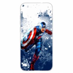 Чехол для Samsung A11/M11 Captain America and splashes - PrintSalon