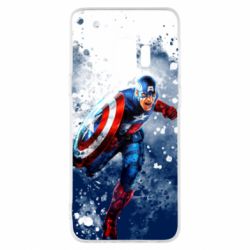 Чехол для Samsung S9 Captain America and splashes - PrintSalon