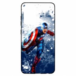 Чехол для Samsung A52 5G Captain America and splashes - PrintSalon