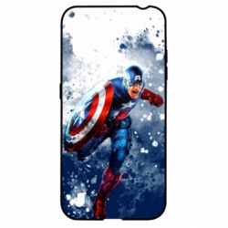 Чехол для Samsung A01/M01 Captain America and splashes - PrintSalon