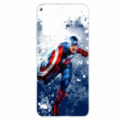 Чехол для Samsung S20 Captain America and splashes - PrintSalon