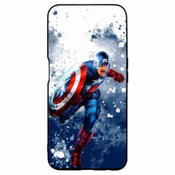 Чехол для Oppo A52/A72/A92 Captain America and splashes - PrintSalon