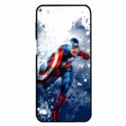 Чехол для Xiaomi Redmi Note 9S/9Pro/9Pro Max Captain America and splashes - PrintSalon