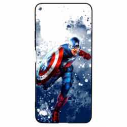 Чехол для Xiaomi Poco F3/K40 Captain America and splashes - PrintSalon