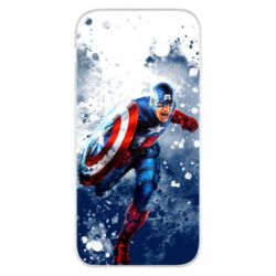 Чехол для Samsung A5 2017 Captain America and splashes - PrintSalon